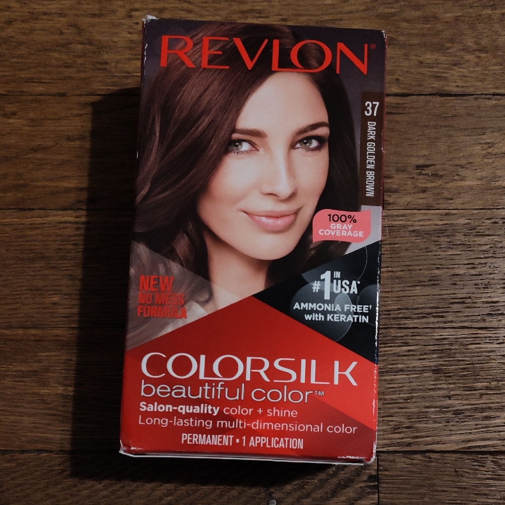 Revlon Colorsilk 37 Dark Golden Brown Hair Dye